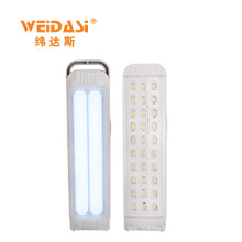 Lead-type plastic rechargeable led solar emergency light with portable handle